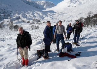  在凯恩戈姆山的冬季漫步 